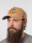 Бейсболка 47 BRAND арт. H-REPDT04WBP-QL Chicago Blackhawks NHL (песочный)